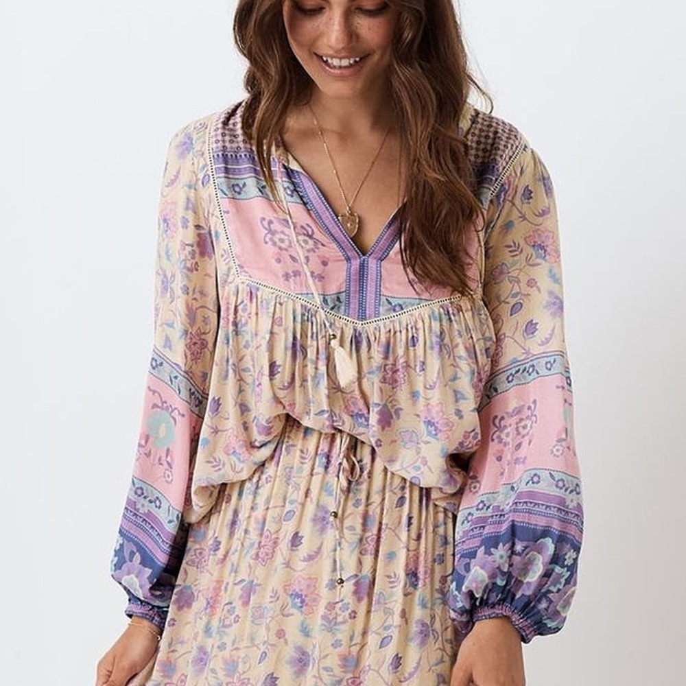 SPELL Portobello Blouse in lavender - S